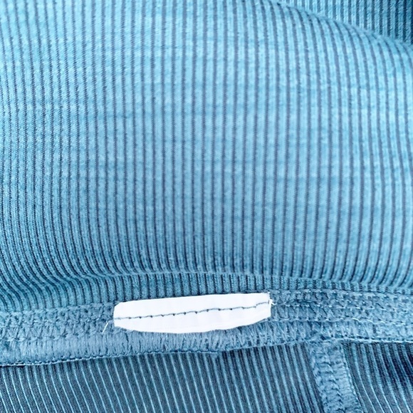 Prana Becksa 7/8 Legging Bluefin Ribbed High Rise Pockets 1X - Picture 9 of 10